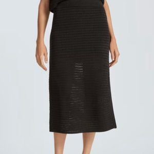 EVERLANE Crochet Knit Skirt